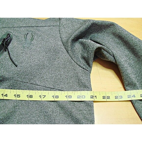 Spyder Active ProW-B Mens Jacket Gray Fill Zip Athletic Sportswear Active Size M - Picture 10 of 12